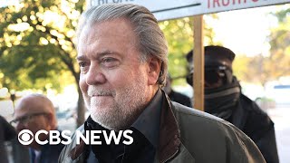 Steve Bannon sentenced to 4 months in prison for contempt of Congress | full video
