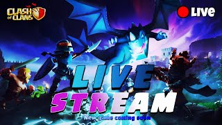 🔴 Coc Live: New Game Coming Soon |  Live Base visiting | Road To 1.5k (clash of clans)