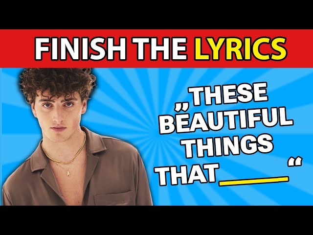 FINISH THE LYRICS 🎵 Most Popular TIKTOK Songs 2023-24 | Music Quiz 🎤 class=