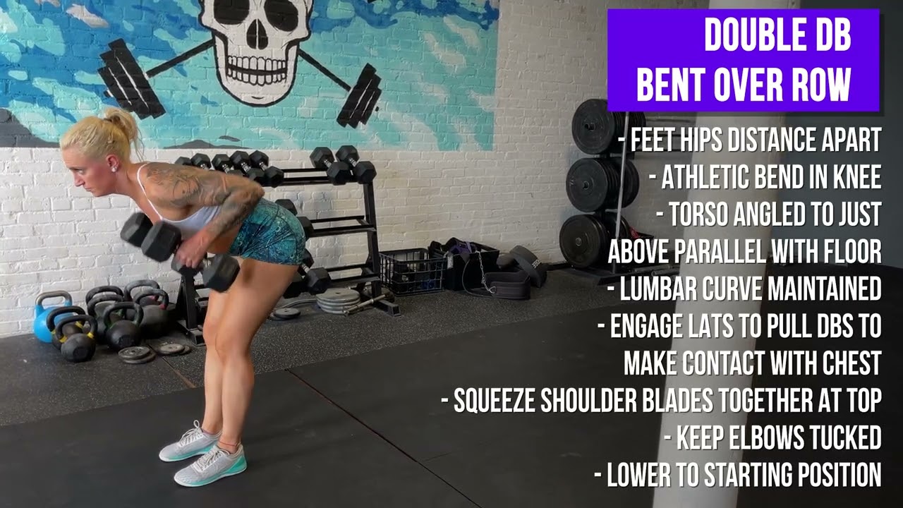 TTSL Daily Movement | How To Do A Double DB Bent Over Row - YouTube