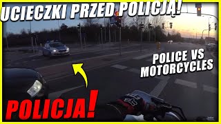 TOP 3 ucieczki MOTOCYKLISTÓW przed POLICJĄ! - police vs motorcycles!