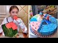 Chocolate Decorating Spiderman &amp; Watermelon Cake | Sweets Chocolate Sculpture Yummy ART