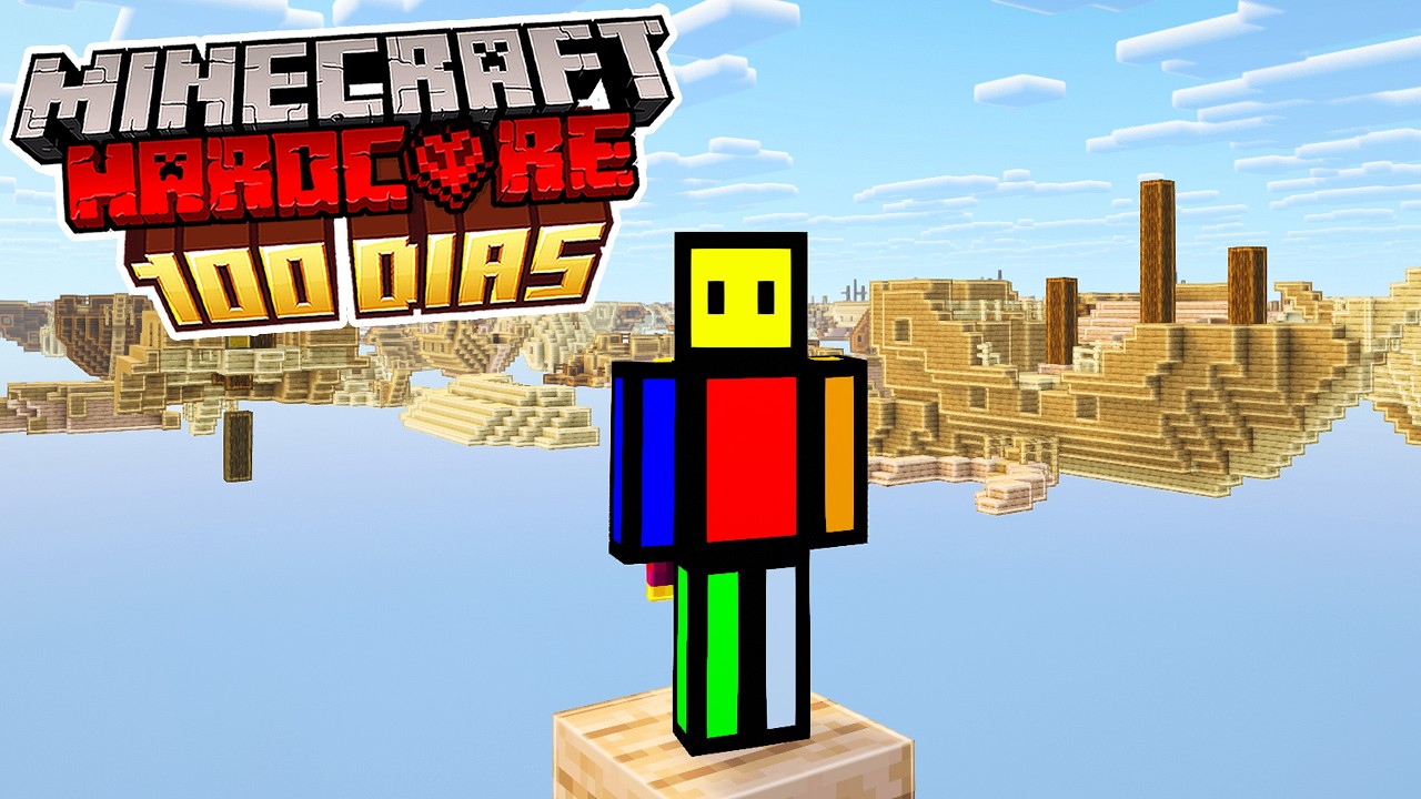 Sobreviví 100 Días en un Mundo de BARCOS HUNDIDOS INFINITOS ⛵ en Minecraft Hardcore
