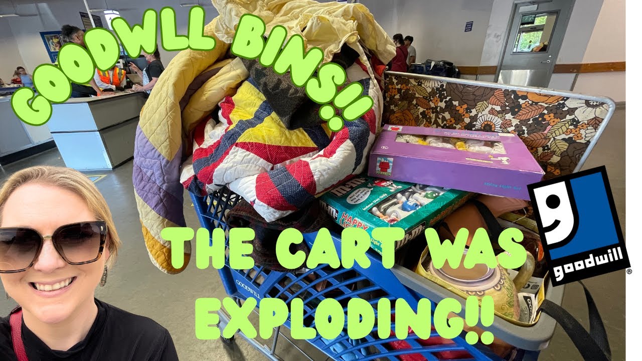 Let’s Go To Goodwill Bins!! An Absolutely 💥INSANE💥Trip! 3 Hours Of Only NEW BINS! +HAUL!!