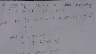 5. Zero Ring Definition And Examples Ring Theory Adnanalig