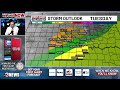 Isolated severe storms possible for today, as temperatures turn cooler | 5/19
