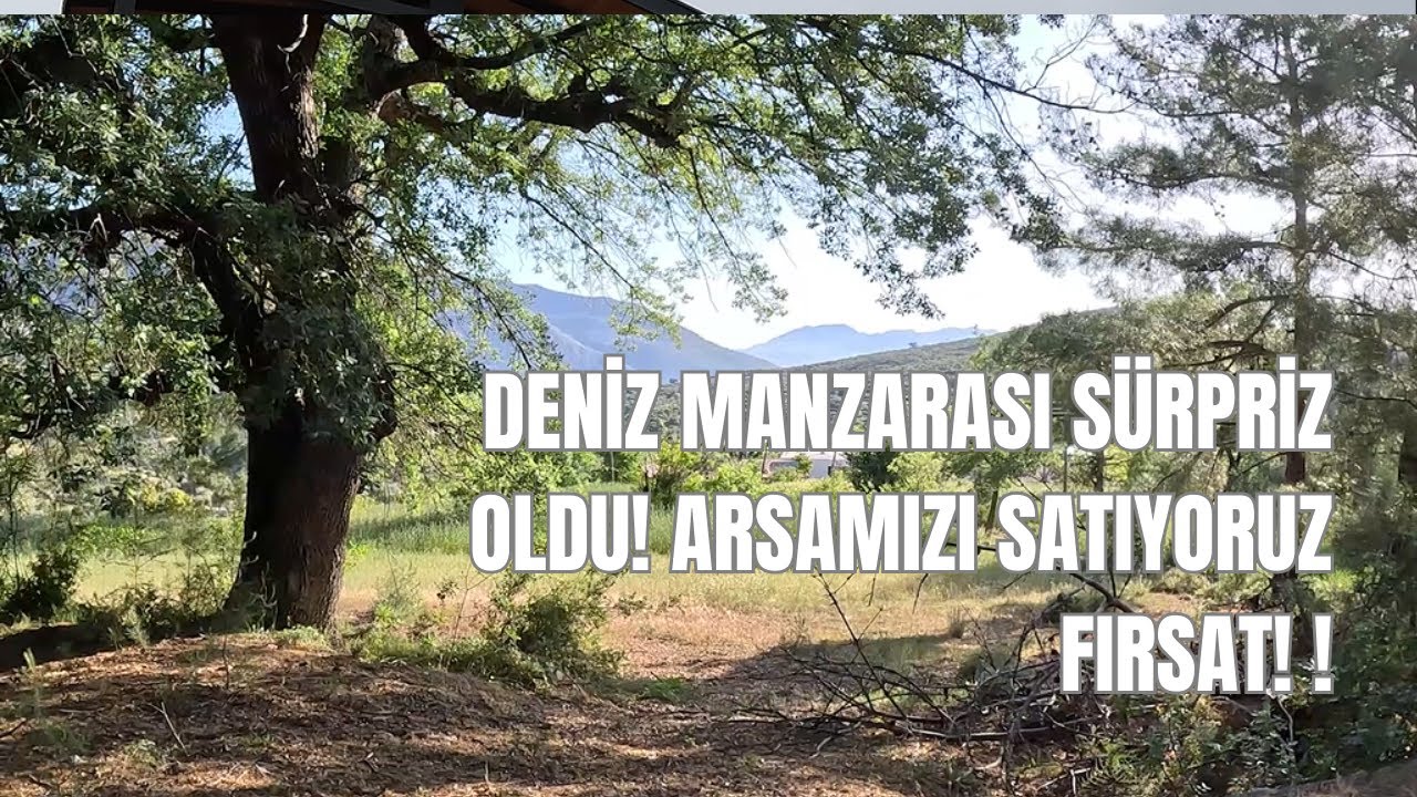 Hiç görmeden aldığımız arsa şimdi satılık! Sürpriz deniz manzarası! Rüya ev için fırsat!