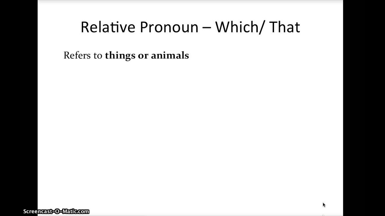 Combining Sentences Using Relative Pronouns