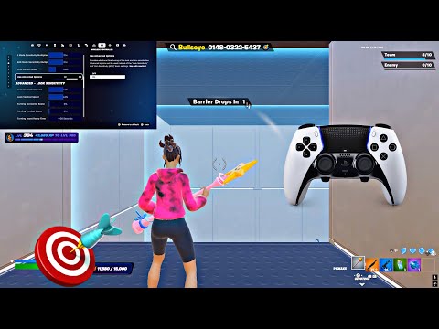 PS5 Controller 🤯 Fortnite Piece Control 2v2 🎯 Gameplay 🏆 (180FPS) + *Best* Controller Settings For🎯