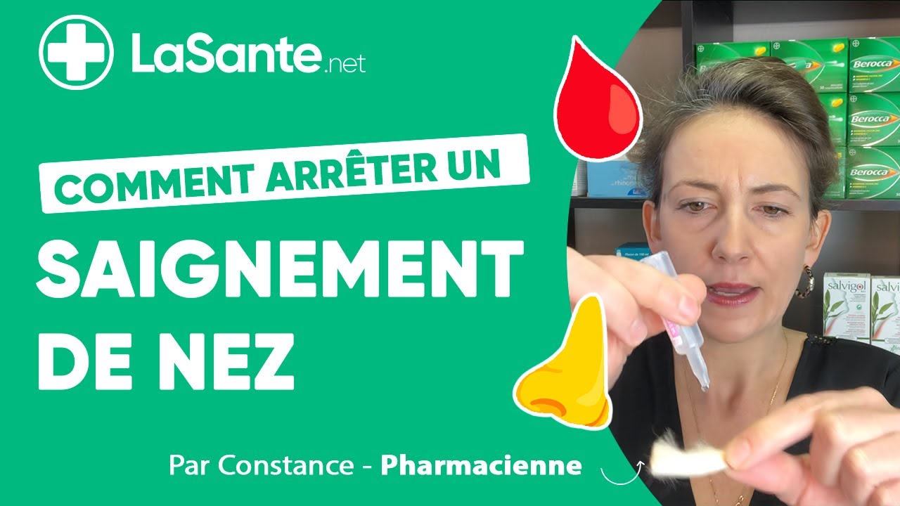 Que faire quand son nez saigne ?