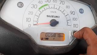 Reset Oil Change Indicator in Suzuki 