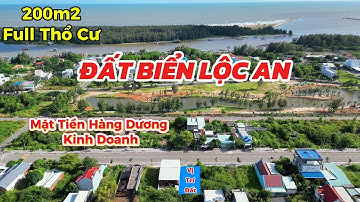 Cần Bán Gấp Lô Đất 200m² Mặt Tiền Kinh Doanh Gần Bãi Tắm Lộc An - BRVT #hotram #locanhotram
