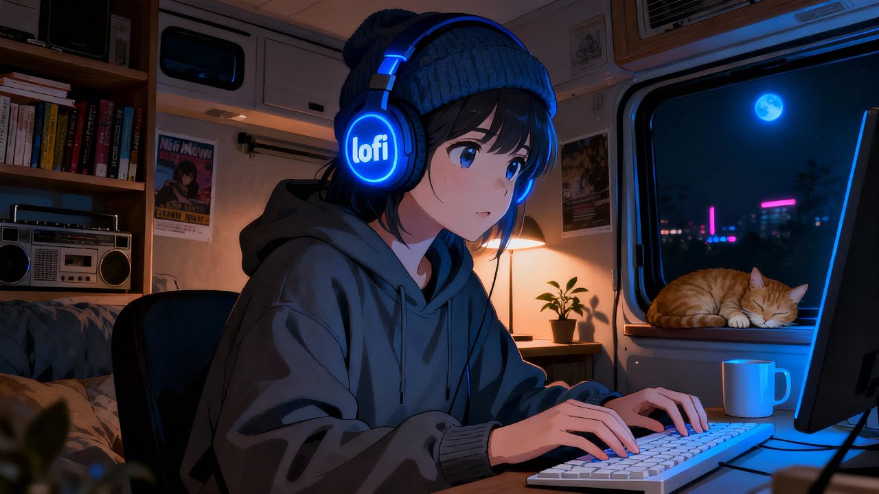 Lofi Hip Hop Radio 📚 Chill Beats to Study/Relax | Cozy Night Study Room