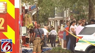 30 people displaced after lightning sparks fire at Orange County apartment