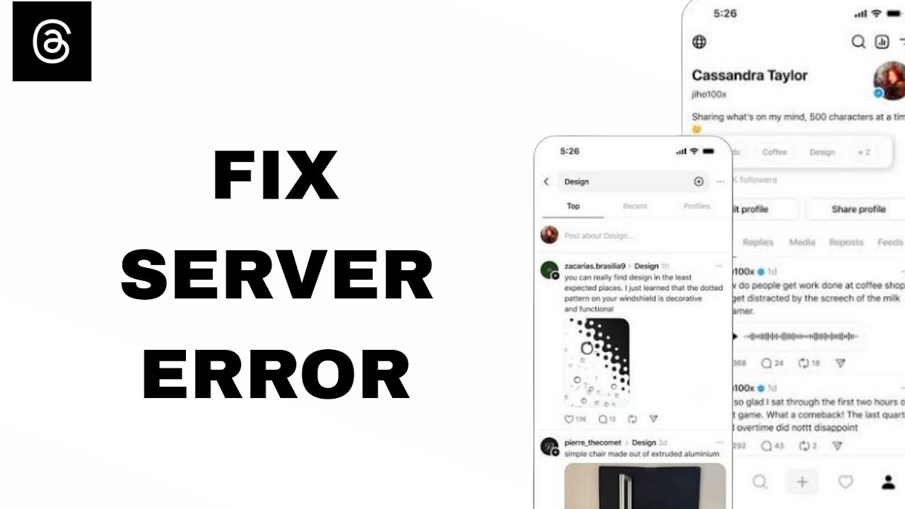 How To Fix And Solve Server Error On Threads App | Step By Step - YouTube
