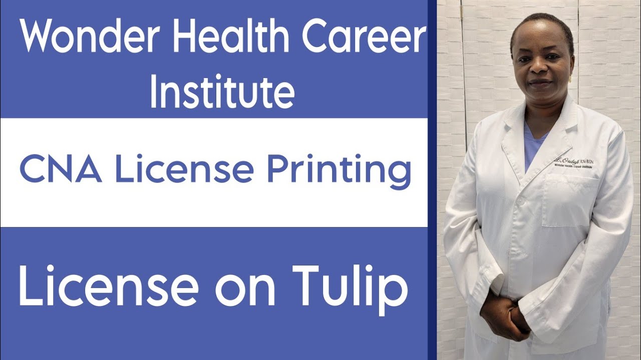 CNA License Printing on Tulip