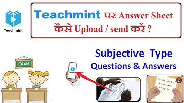 HKIS | Online Exam | Teachmint पर Answer Sheet कैसे Upload / send करें ? | Send Photo #atulkv94