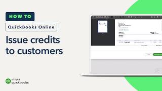 How to give customers credit in QuickBooks Online