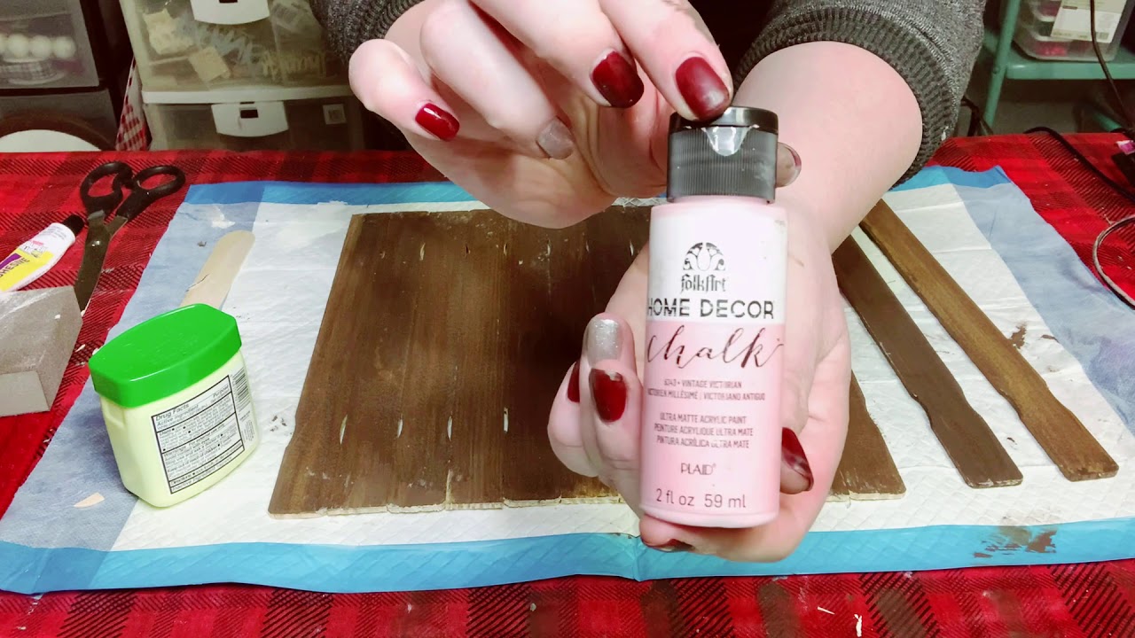 Rustic Valentine’s Day decor - YouTube