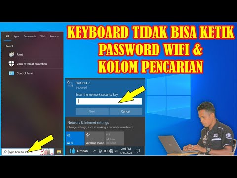 Cara Mengatasi Tidak Bisa Mengetik Password Wifi & Pencarian di Laptop Firdus Komputer by Firdus Komputer
