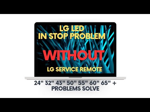 Lg led tv Instop problem solve without service remote  | INSTOP On Lg Service Remote Control