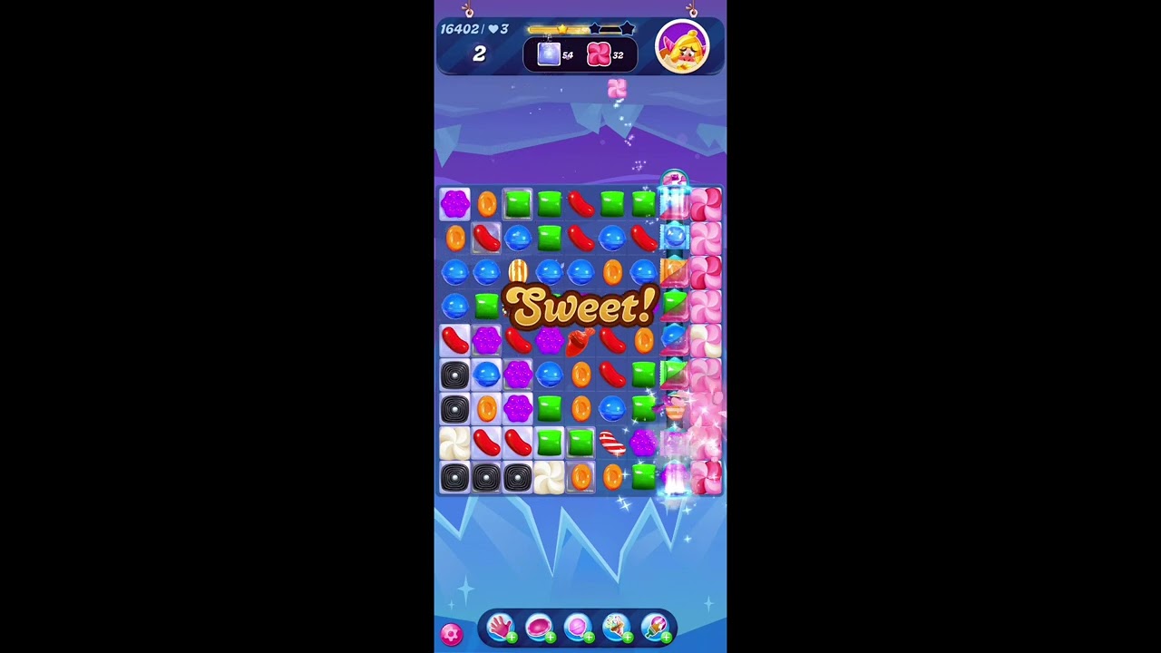 Candy Crush Saga Level 16402 | Nightmare Level |Full Walkthrough 