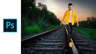 Train tracks on photo editing | Train track Photography ideas | screenshot 1