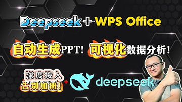 自动生成PPT，Python级可视化图表分析轻松驾驭，deepseek＋WPS office，秒变数据分析师，职场达人，告别加班，提升10倍工作效率！| AI大模型测评 | 工作提效 | 三娃爸分享