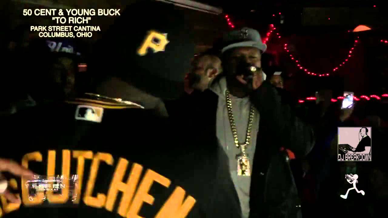 50 Cent & Young Buck Live Park Street Cantina Performance Clips