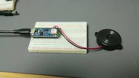 圧電スピーカーで音を鳴らしてみる♪