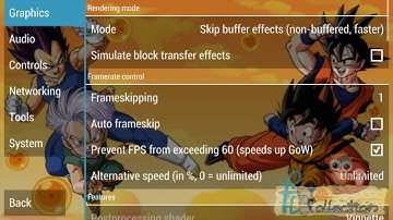 PPSSPP Setting For DragonBall Z Tenkaichi Tag Team