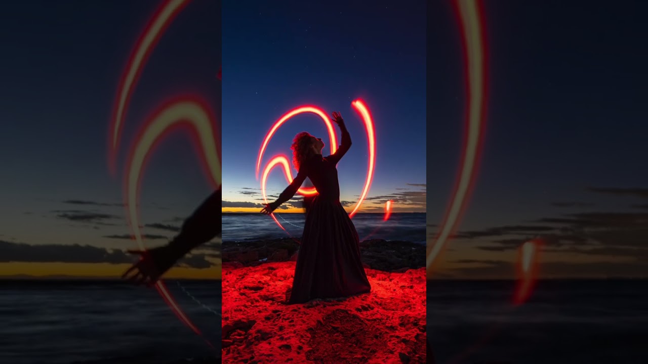 Light-Painting with Zhiyun F100 - many fx presets for your creativity!