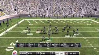 NCAA Football 11: Online Ranked :Notre Dame(NY_Kia31) Vs. West Virgina Cheeser screenshot 5