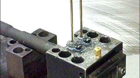 Two Hole Peck Drilling Process