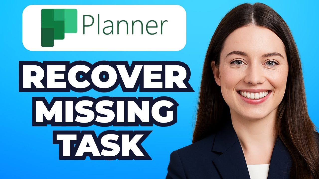 How to Recover Missing Tasks in Microsoft Planner (Easy) - YouTube