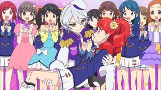 Aikatsu X Pripara The Movie - Hibiki Shikyoin and Juri Kurebayashi Romance Moment