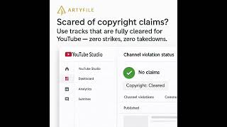 Scared of copyright claims ➜ Use music that is fully cleared for YouTube.