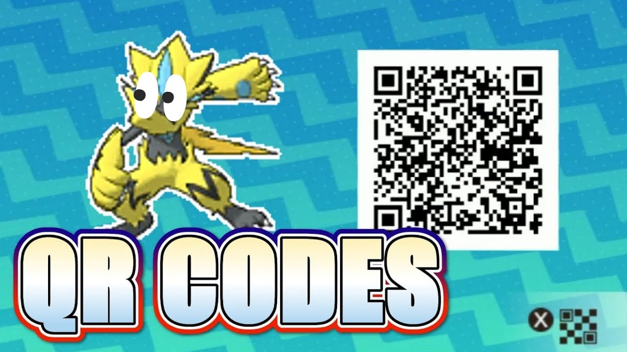 Pokemon Sun And Moon Shiny Qr Codes Youtube