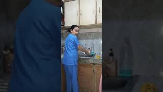 Return Demo for Module 9 - Cleaning the kitchen