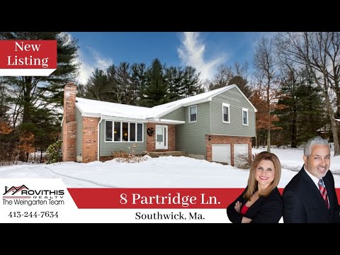 8 Partridge Ln., Southwick, MA home video tour