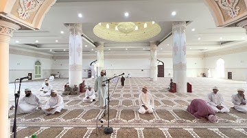 تلاوة صلاة الكسوف للقارئ موسى السعدي بجامع البر الرحيم بولاية العامرات