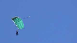 Tandem Skydive Face Plant Landing