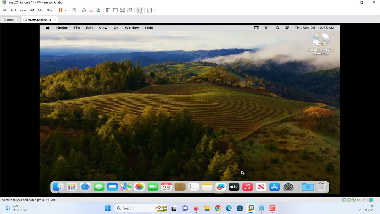 How to install macos sonoma on vmware on windows 11 youtube