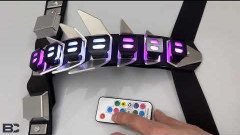 Mini Biomechanical Metal Spine - LED Controller Demo