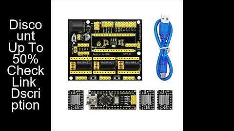 NEW! Keyestudio CNC shield v4 +3pcs A4988 driver+ Nano CH340  for Arduino CNC