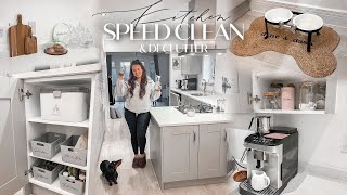 KITCHEN SPEED CLEAN & DECLUTTER 🧼 | NEW BUILD KITCHEN | CLEANING MOTIVATION UK