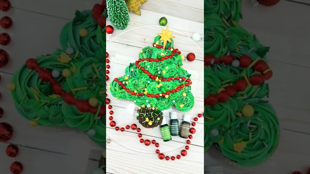 Buttercream Christmas Tree Cake - Baking Butterly Love  Christmas tree cake,  Wilton cake decorating, Tree cakes