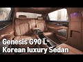 Most Luxurious KOREAN Sedan, 2020 Genesis G90 L (LWB or Limo) Int. Ext. Walkaround