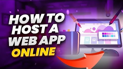 How To Host A Web App Online  - Hosting A Website With The Files