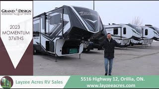 2023 Grand Design Momentum 376THS  What's cooler than being cool?  Layzee Acres RV Sales
